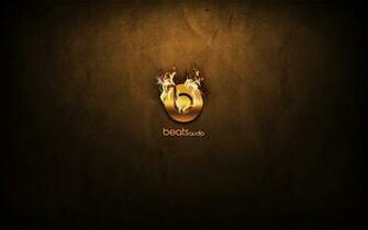 Beats Audio Logo On Fire Dark Background HD Wallpaper V6