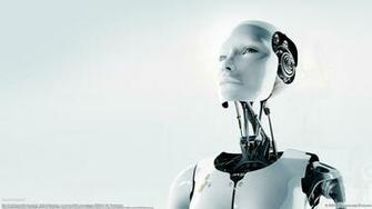 White Humanoid Robot Illustration Bj Rk HD Wallpaper