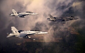Lockheed Martin F Lightning Ii Aircraft Gray