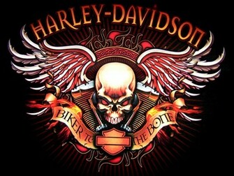 Harley Davidson Logo Skull Bikes Motorcycle Wallpaper