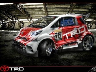 Cars Tuning Wallpaper 3d Toyota Iq