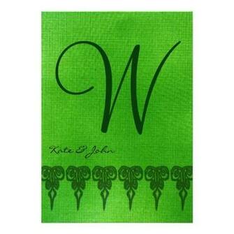 Gree Monogram Wedding Invitation Template Au