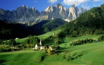 Alpine Village Wallpaper