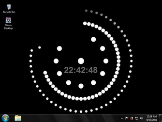 Animated Dots Clock Wallpaper And Re