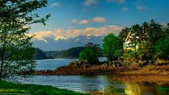Peaceful River In Sitka Wallpaper Nature With
