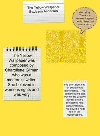 Yellow Wallpaper Publish With Glogster