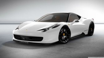 Ferrari White Car Ultra HD Desktop Background Wallpaper For 4k