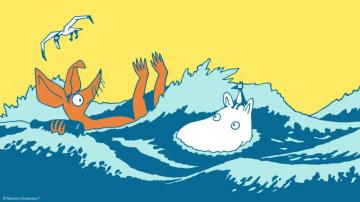 Show Your Support For Oursea With Moomin Wallpaper