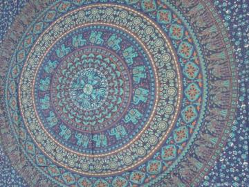 Indian Mandala Hippie Hippy Wall Hanging Tapestry Throw Bed Sofa