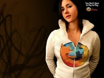 Firefox Girl Wallpaper