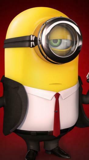 Despicable Me Minion Hitman Wallpaper iPhone