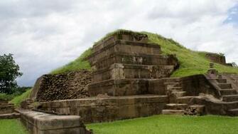 Ruins El Salvador Ancient Dsc Ruinas Del Tazumal HD Wallpaper Of