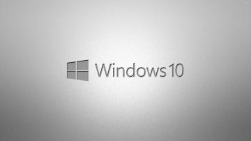 Windows Gray Text Logo On Grainy Wallpaper Computer