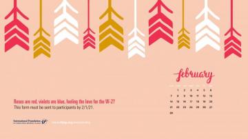 International Foundation Calendar Desktop Wallpaper