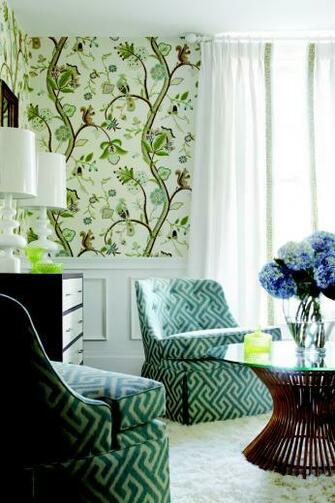 Kirkwood Wallpaper By Thibaut Sarah Coombs Design