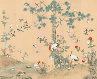 The Chinese Garden Chinoiserie Wallpaper Product Image Of