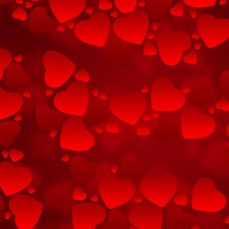 Day Red Hearts iPad Air Wallpaper iPhone