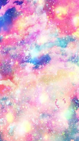 Sunset Glitter Ombre Wallpaper On