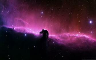 Purple Space Landscape Wallpaper
