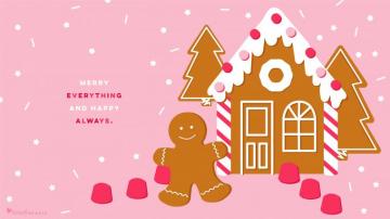 December Gingerbread House Calendar Wallpaper Sarah Hearts