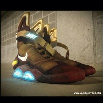 Nike Air Mag Iron Man Customs By Mache