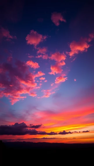Sunset Sky Phone Wallpaper