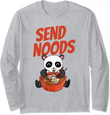 Amazon Send Noods Panda Eating Ramen Noodle Cute Gift