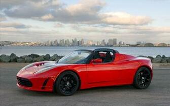 Tesla Roadster Widescreen Exotic Car Wallpaper Of