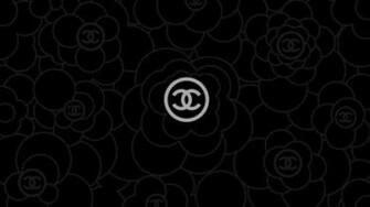 Chanel Logo Wallpaper Black By