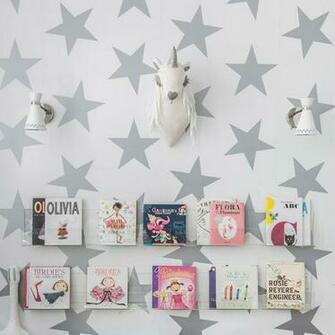 Lucky Star Silver Metallic Wallpaper By Sissy Marley