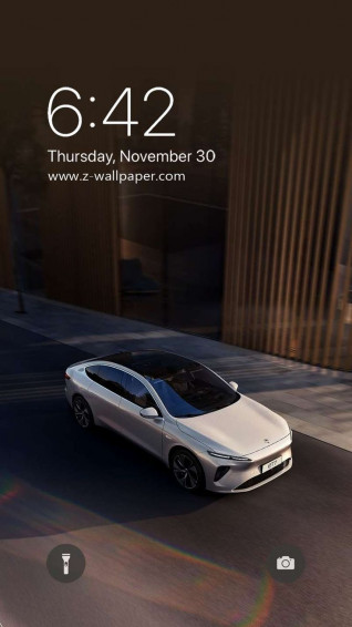 Z Wallpaper Nio Et7 Car Mobile Phone In