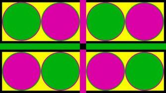 Green And Pink Circles Wallpaper