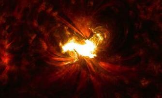 Solar Flare Storm Sun Space Star Fire Psychedelic