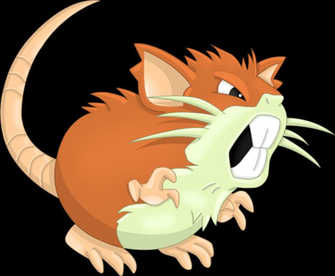 Pok Mon Shiny Raticate Artwork