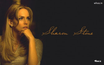 Sharon Stone Poses For Camera Desktop Wallpaper HD