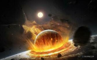 Planet Impact Wallpaper HD