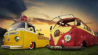 Vw Combi Van HD Wallpaper Volkswagen Kombi Hippie Bus