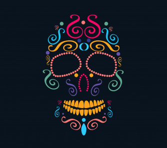 Dia De Los Muertos X Background Wallpaper