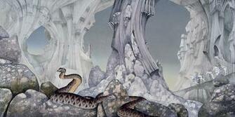 Wallpaper Music Path Rocks Snakes Horses Roger Dean