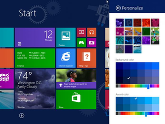 Wallpaper Move As You Scroll Up And Down Around The Start Screen
