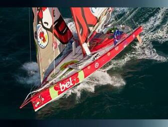 Racing Sailboat Wallpaper Sailing Barcelona World Race
