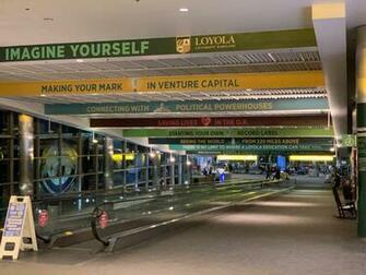 Loyola University Advertisement At Baltimore Bwi Airport