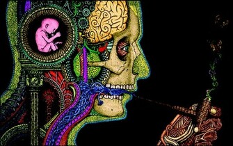 Psychedelic Smoke Art Wallpaper