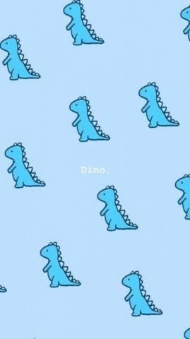 iPhone Wallpaper Dinosaur Colorful