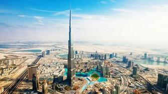 Dubai Skyline Wallpaper Desktop Background For HD