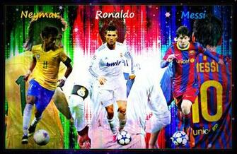 Ronaldo Messi Neymar By Marajade3171