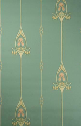 Jugendstil Tapete Art Nouveau Wallpaper Pattern Trendvee
