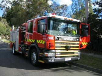 Scania Fire Truck Computer Wallpaper Desktop Background