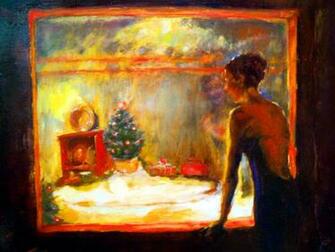 Christmas Wallpaper Painting