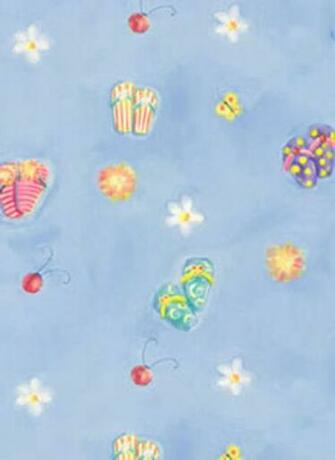 Blue Flip Flop Spot Wallpaper Wall Sticker Outlet